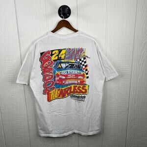 Vintage 1998 Jeff Gordon 'Fearless' NASCAR Graphic Tee Shirt Size X-Large